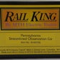 MTH 30-6070S O Pennsylvania Streamlined Observation Car #1126 LN/Box