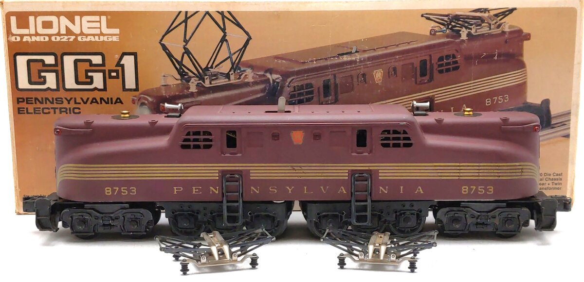 Lionel 6-8753 O Gauge Pennsylvania Railroad GG-1 Electric Locomotive #8753 EX/Box