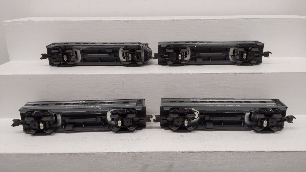 Williams STR-02712 O Gauge O-27 New York Central Streamliner (4 Car Set) EX/Box