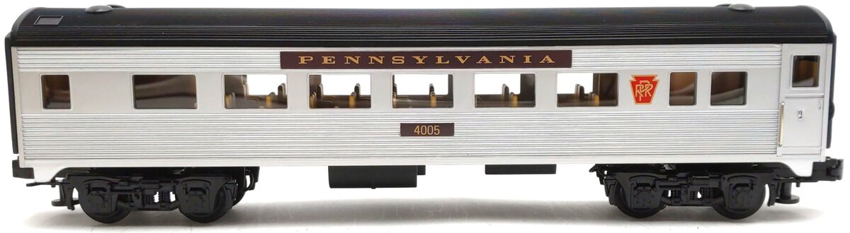 MTH 30-6071 O Gauge Pennsylvania Streamlined Coach Passenger Car #4005 LN/Box