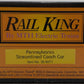 MTH 30-6071 O Gauge Pennsylvania Streamlined Coach Passenger Car #4005 LN/Box