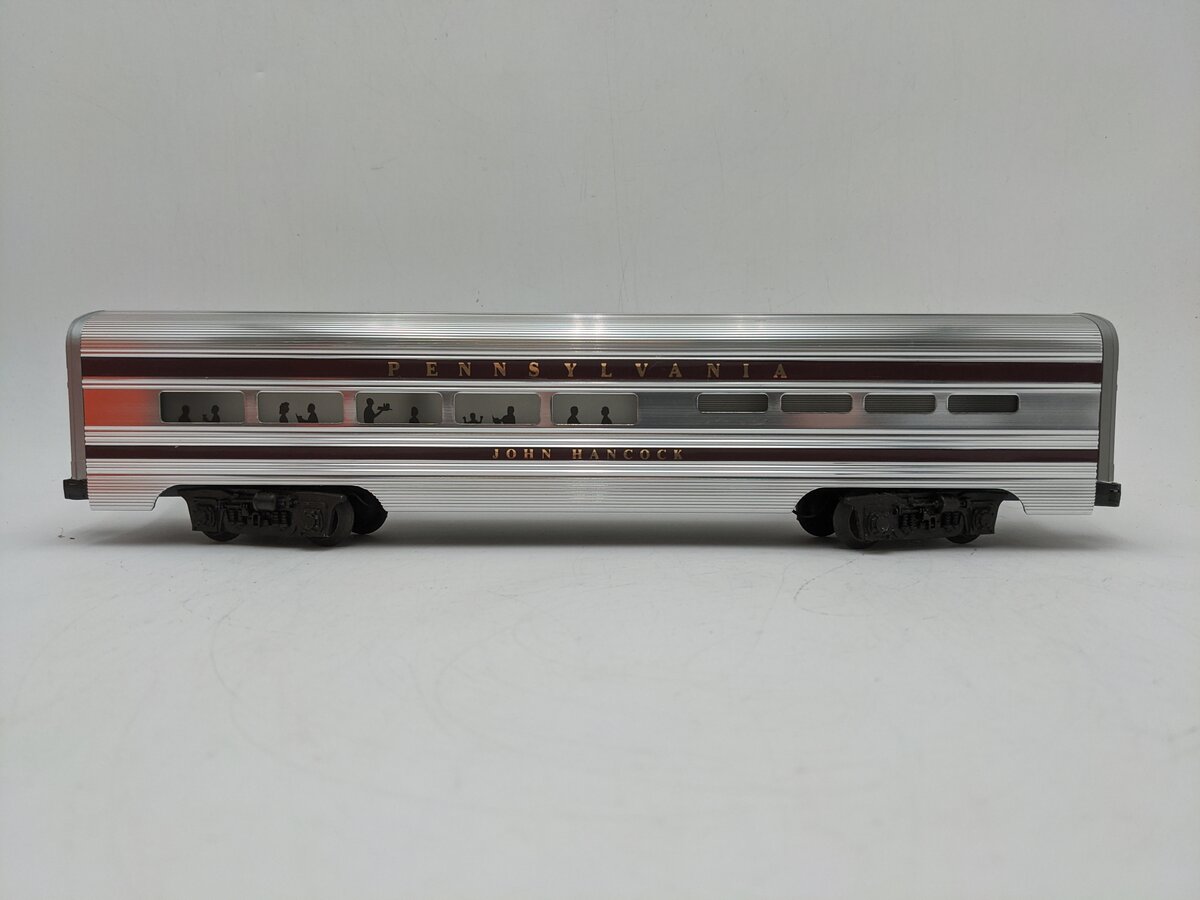 Lionel 6-7208 O Gauge Pennsylvania "John Hancock" Aluminum Dining Car EX/Box