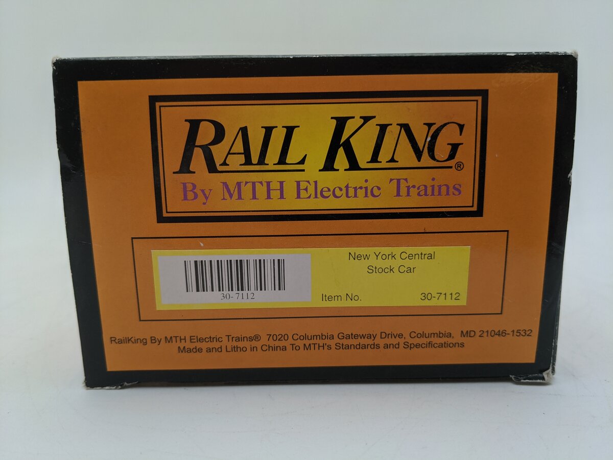 MTH 30-7112 O Gauge New York Central Pacemaker Stock Car #74105 EX/Box