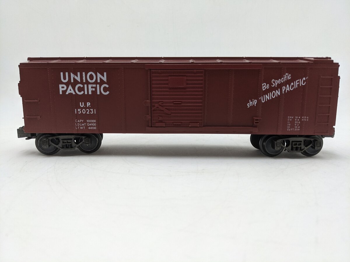 MTH 20-7402 O Gauge Union Pacific Boxcar #150231 EX/Box