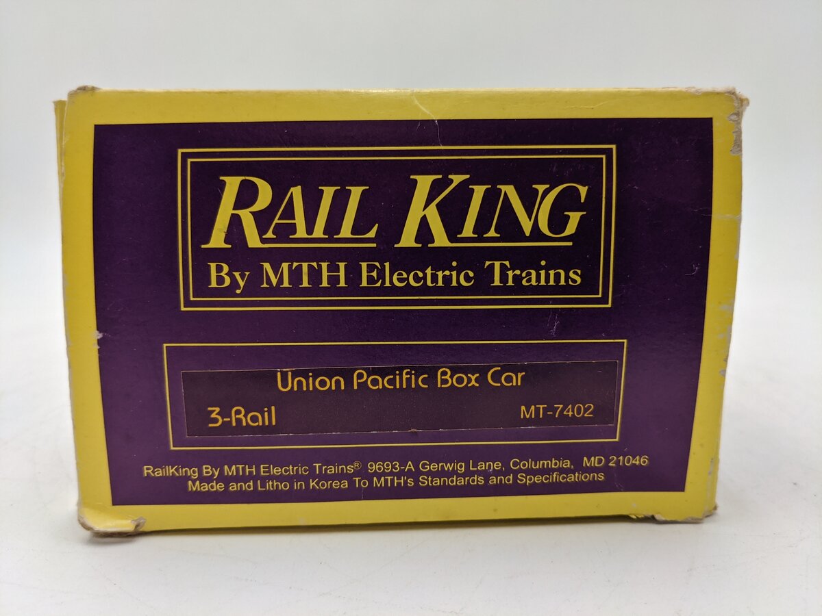 MTH 20-7402 O Gauge Union Pacific Boxcar #150231 EX/Box