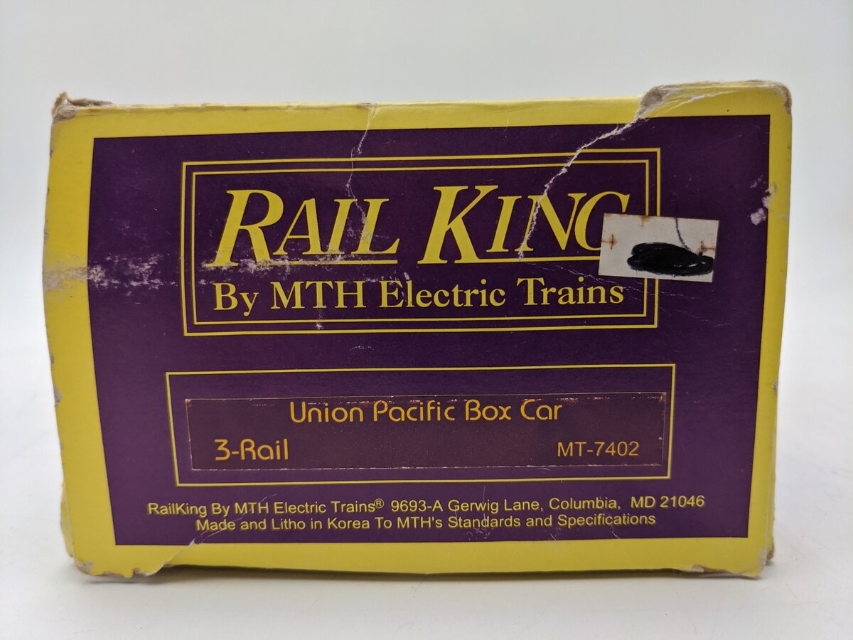 MTH 20-7402 O Gauge Union Pacific Boxcar #150231 EX/Box