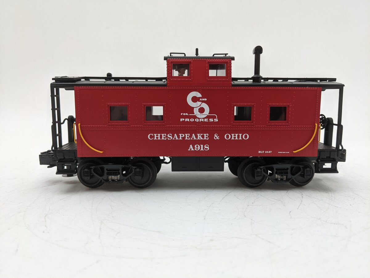 MTH 30-77033 O Gauge Chesapeake & Ohio Steel Caboose #A918 EX/Box