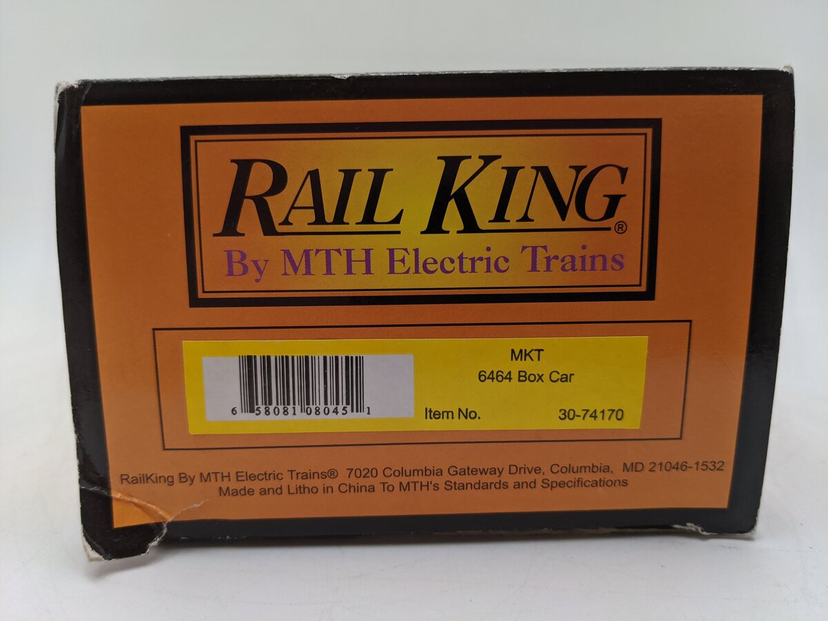 MTH 30-74170 O Gauge MKT 6464 Box Car #6464350 EX/Box