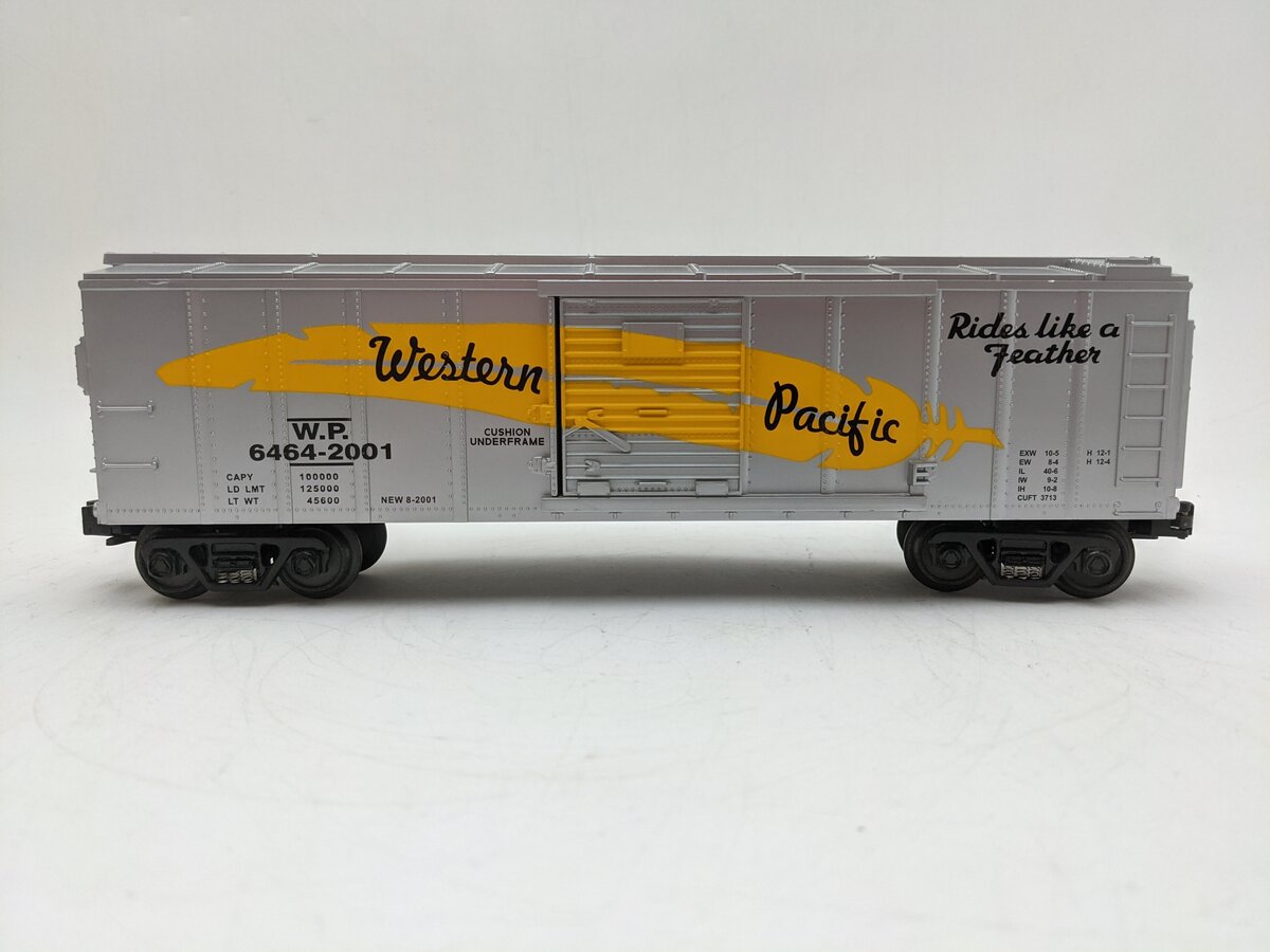 MTH 30-7461 O Gauge Western Pacific Boxcar #6464-2001 EX/Box