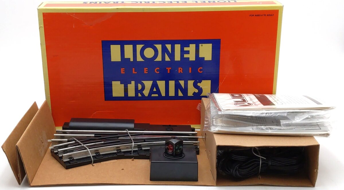 Lionel 6-23010 O-31 Left Hand Remote Control Switch Turnout LN/Box