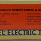 Lionel 6-23010 O-31 Left Hand Remote Control Switch Turnout LN/Box