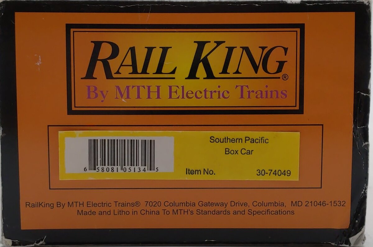 MTH 30-74049 Southern Pacific Boxcar LN/Box