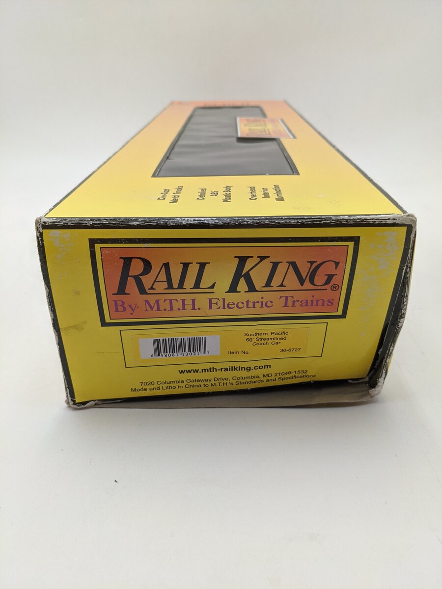 MTH 30-6727 Southern Pacific Illuminated Coach Car #2356 EX/Box