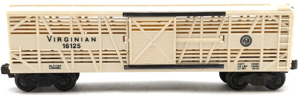 Lionel 6-16125 O Gauge Virginian Stock Car VG