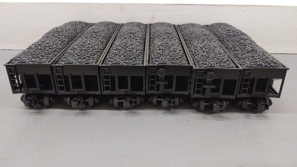 MTH 30-7520 O Chesapeake & Ohio Quad Hopper 6-Car Set EX/Box