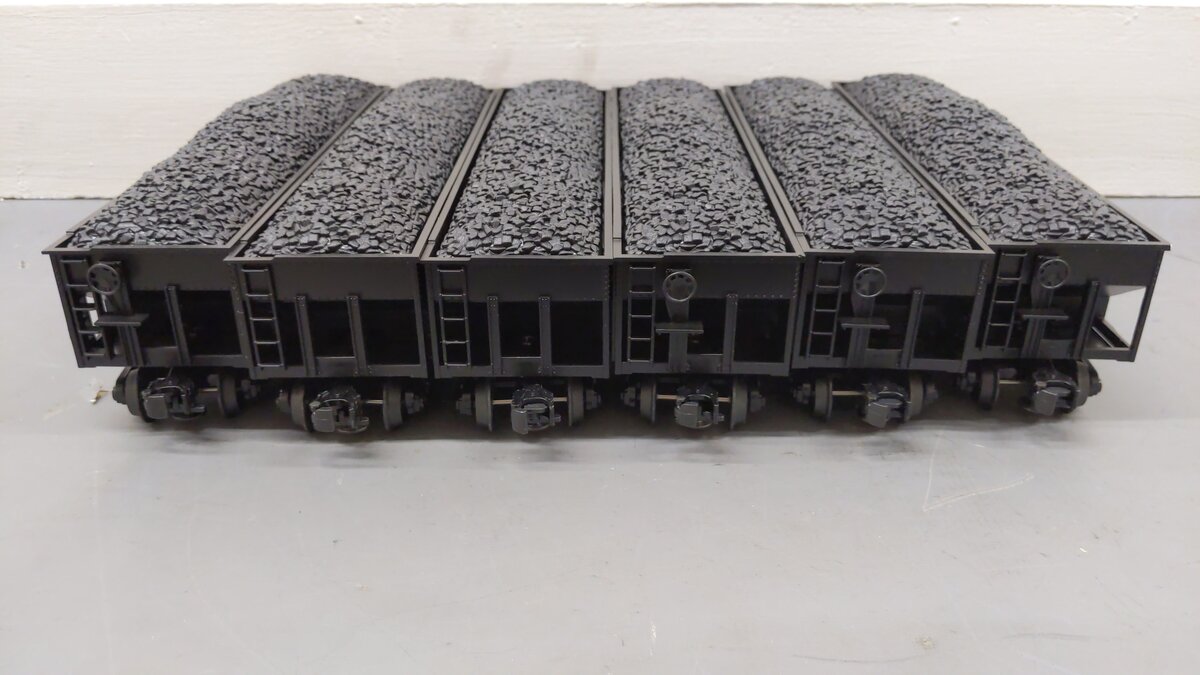 MTH 30-7520 O Chesapeake & Ohio Quad Hopper 6-Car Set EX/Box
