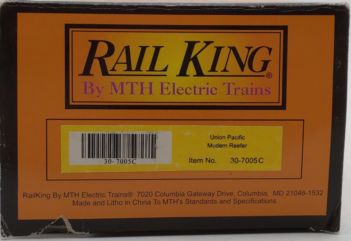 MTH 30-7005C O Gauge Union Pacific PFE Reefer #41950 EX/Box