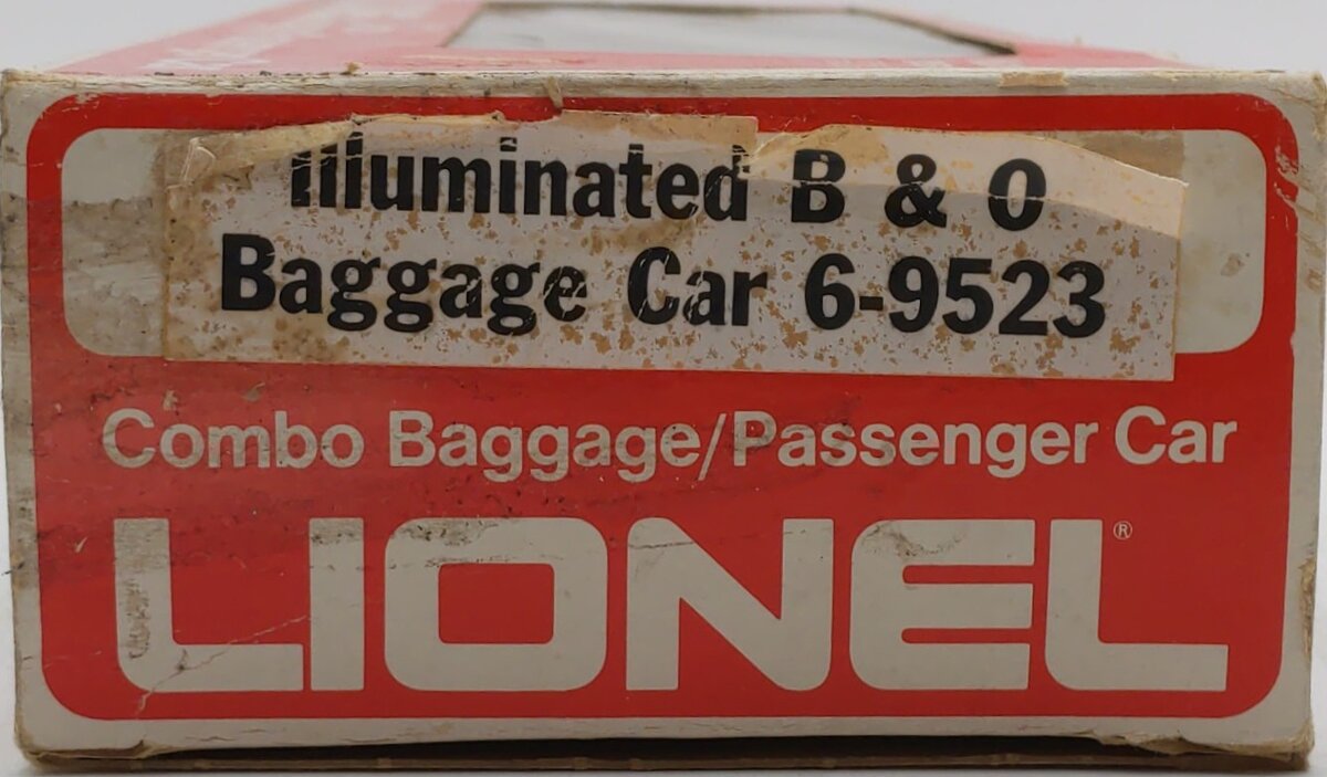 Lionel 6-9523 O Gauge Baltimore & Ohio Baggage Car EX/Box
