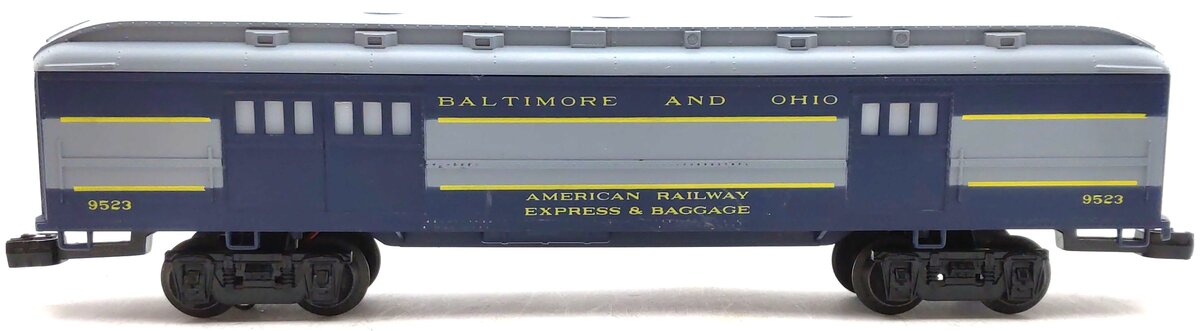 Lionel 6-9523 O Gauge Baltimore & Ohio Baggage Car EX/Box