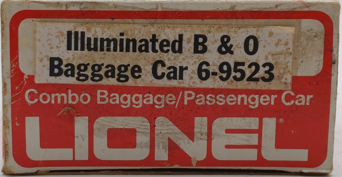 Lionel 6-9523 O Gauge Baltimore & Ohio Baggage Car EX/Box