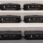 MTH 30-7535 O Gauge Norfolk & Western 4-Bay Hoppers w/Coal Loads 6-Car Set #1 EX/Box