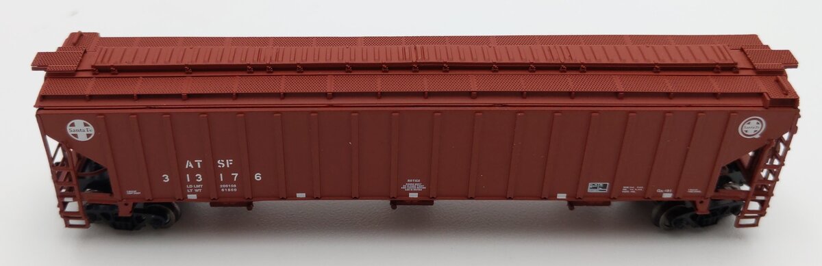 InterMountain 65361-18 N Scale ATSF 3-Bay Rib Sided Hopper #313176 LN/Box