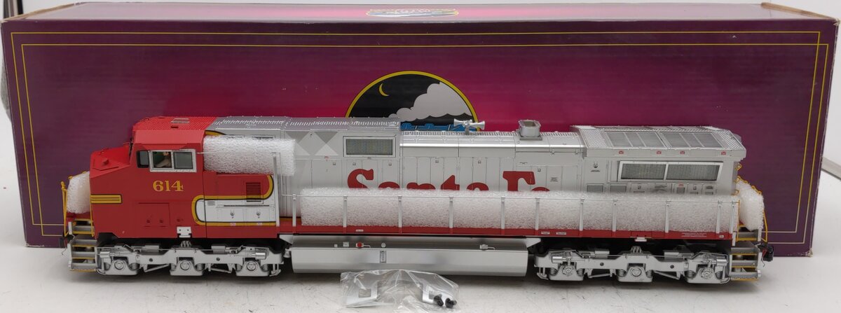 MTH 20-20659-1 O Santa Fe Dash-9 Diesel Locomotive #614 w/ Proto-Sound 3.0 LN/Box