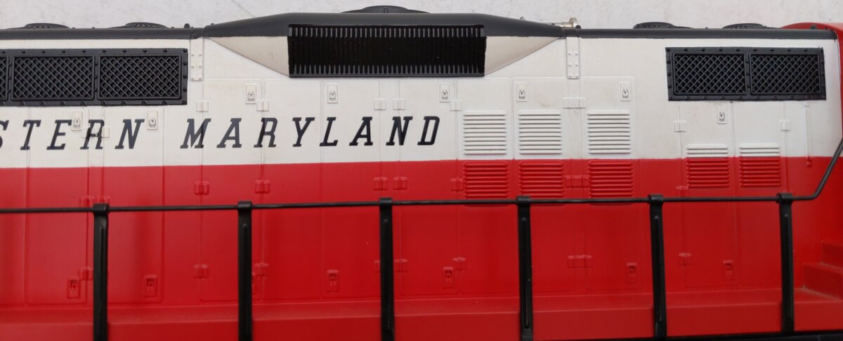 MTH 20-2175-1 O Gauge Western Maryland GP-9 Diesel Engine w/PS1 #32 VG/Box
