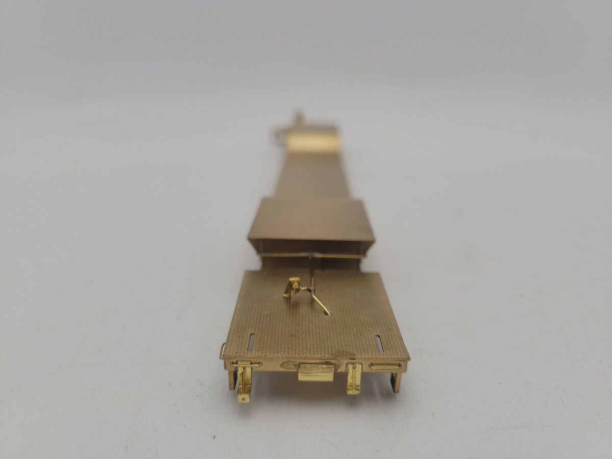 E&P Associates M87-2 HO Scale BRASS Depressed Center Flatcar- Undecorated EX/Box