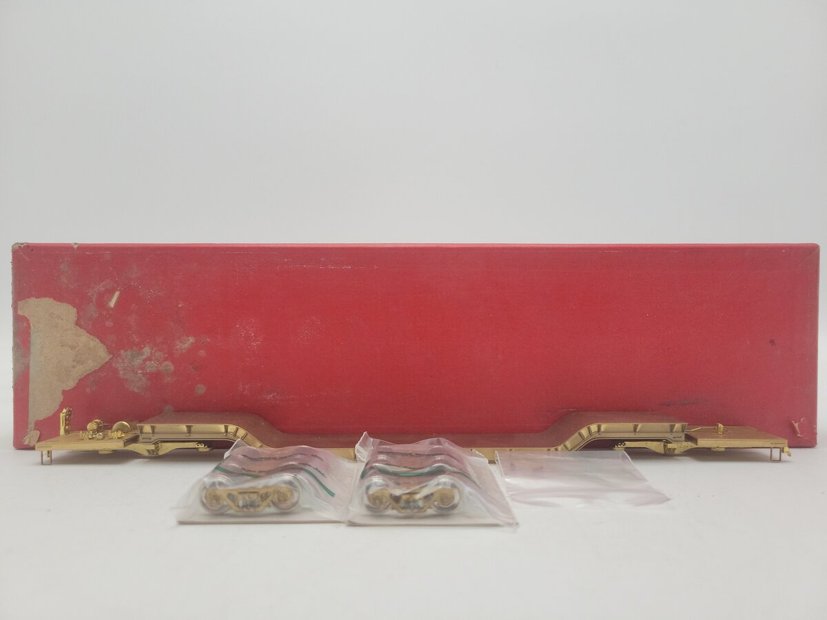 E&P Associates M87-2 HO Scale BRASS Depressed Center Flatcar- Undecorated EX/Box