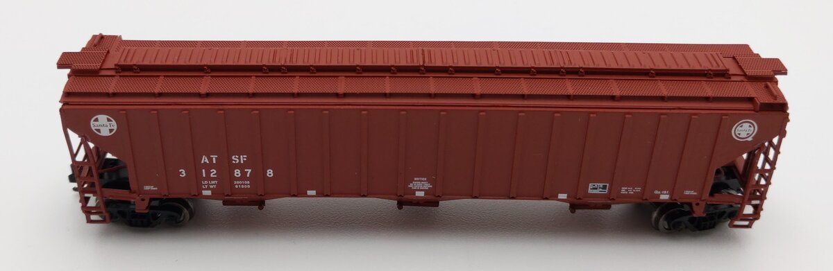 InterMountain 65361-14 N Scale ATSF 3-Bay Rib Sided Hopper #312878 LN/Box