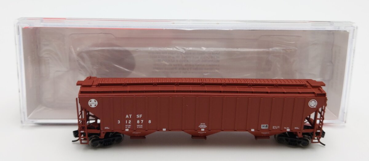 InterMountain 65361-14 N Scale ATSF 3-Bay Rib Sided Hopper #312878 LN/Box