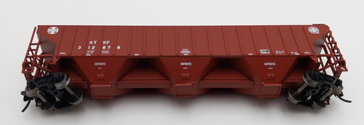 InterMountain 65361-14 N Scale ATSF 3-Bay Rib Sided Hopper #312878 LN/Box