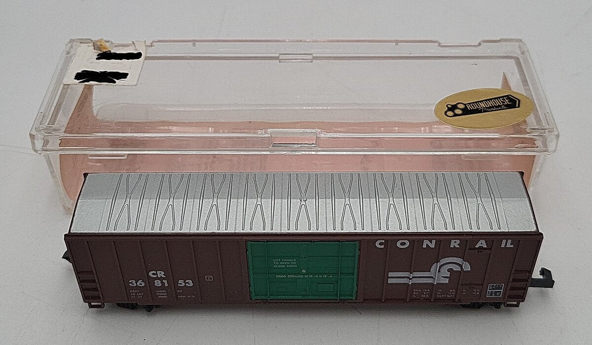 Roundhouse 8807 N Scale Conrail Box Car #368153 LN/Box