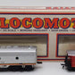 Life Like HO Scale Santa Fe B Unit Deluxe Diesel Locomotive & Caboose (Set of 2) EX/Box