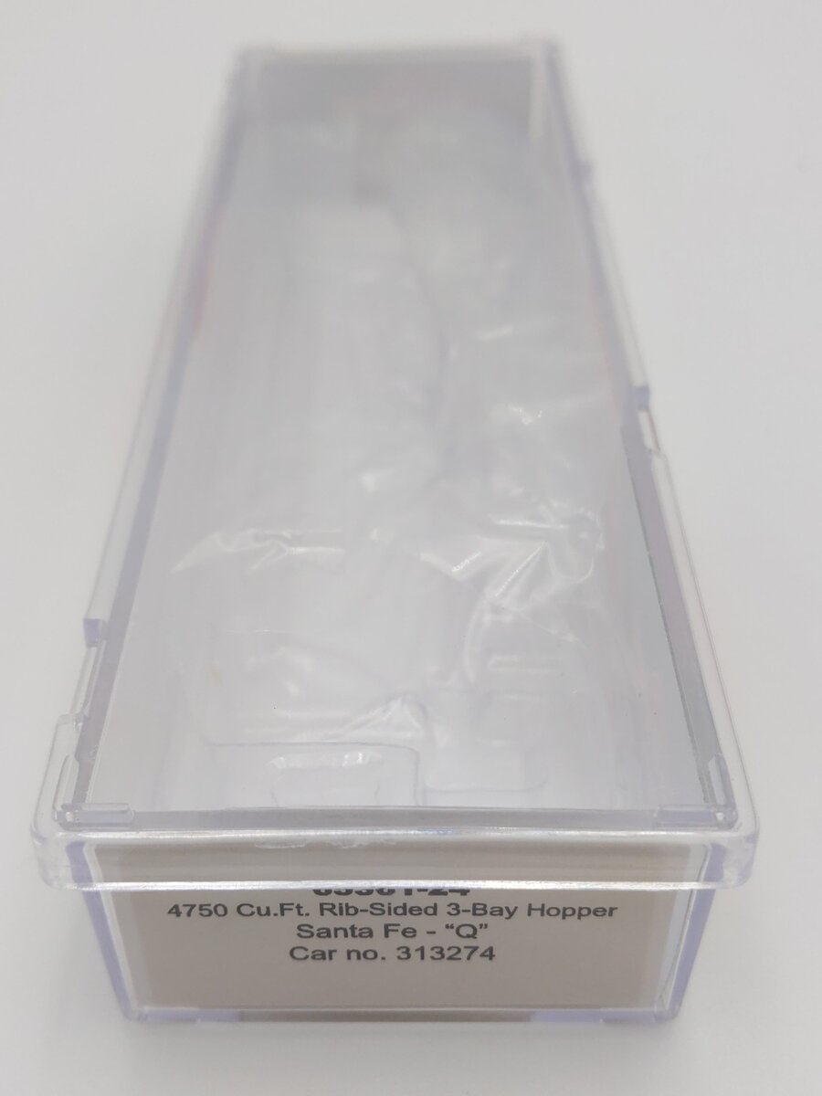 InterMountain 65361-24 N Scale Santa Fe Rib-Sided 3-Bay Hopper #313274 LN/Box