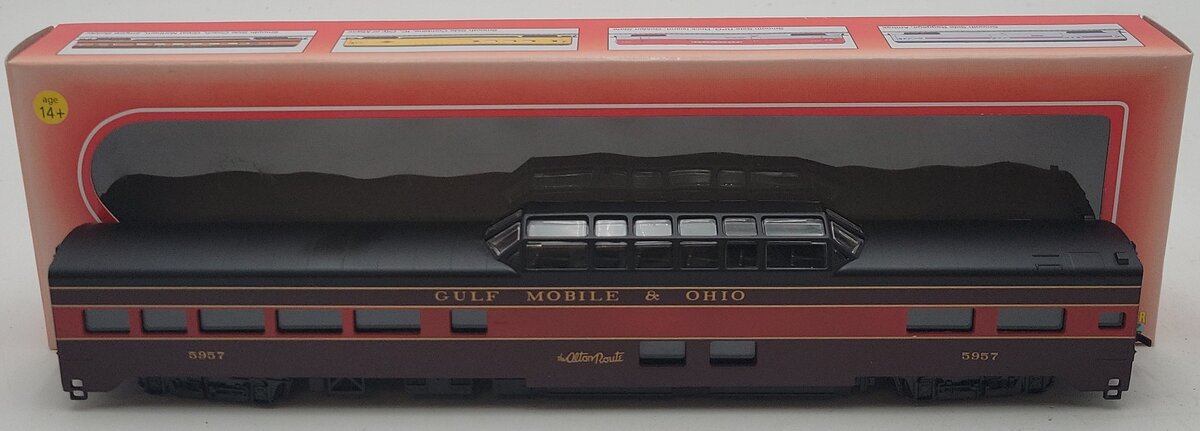 IHC 48087 Gulf Mobile & Ohio Smooth Side Vista Dome NIB