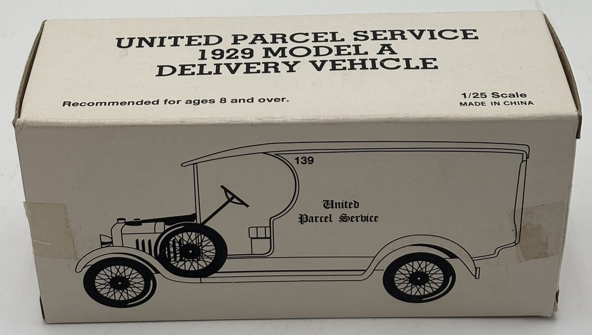 Hermann Marketing 139 1:25 Scale UPS 1929 Model A Delivery Vehicle LN/Box