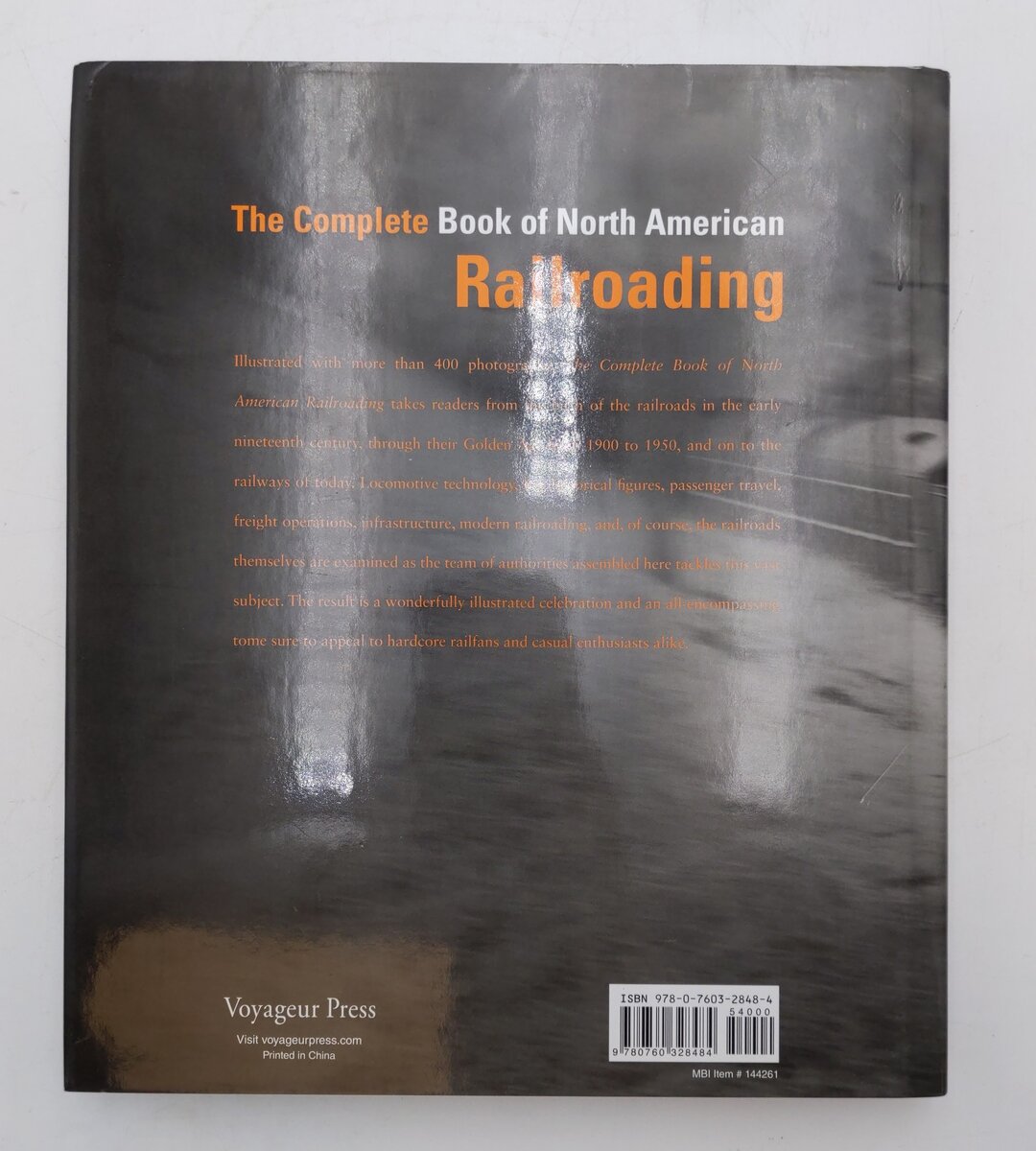 The Complete Book of North American Railroading Hardcover Book EX