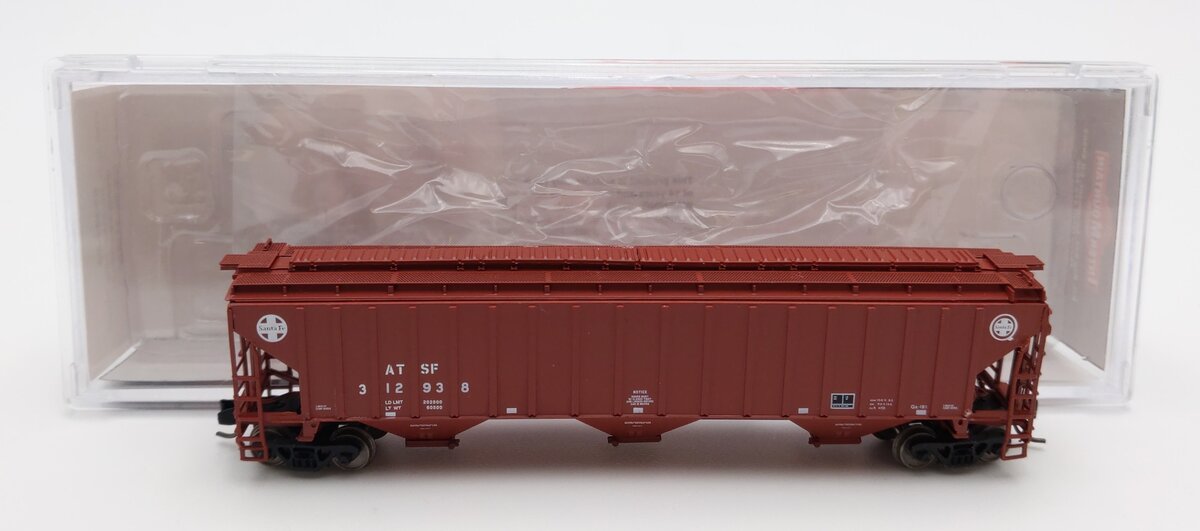 InterMountain 65361-20 N Scale Santa Fe Rib-Sided 3-Bay Hopper #312938 LN/Box