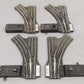 Lionel 022 Vintage O Gauge Left & Right Hand Switches [4] VG