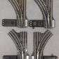 Lionel 022 Vintage O Gauge Left & Right Hand Switches [4] VG