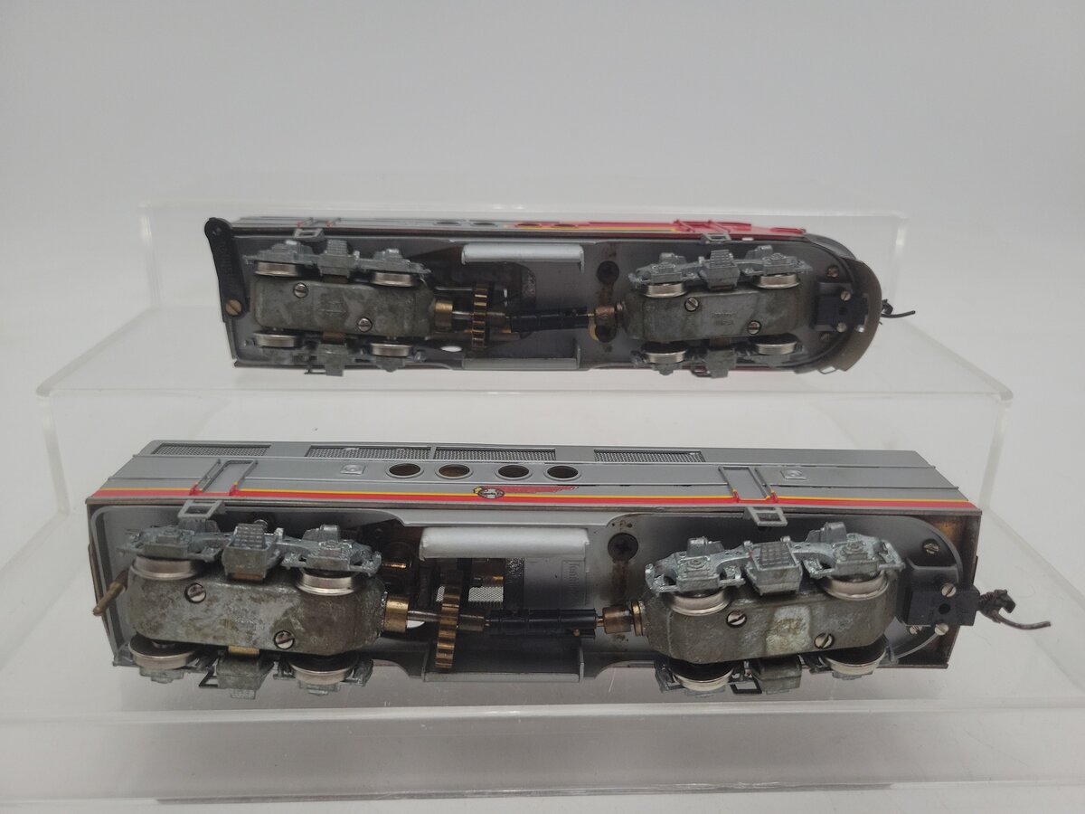 Tenshodo 106/107 HO Scale BRASS Santa Fe EMD AB Diesel Set VG/Box