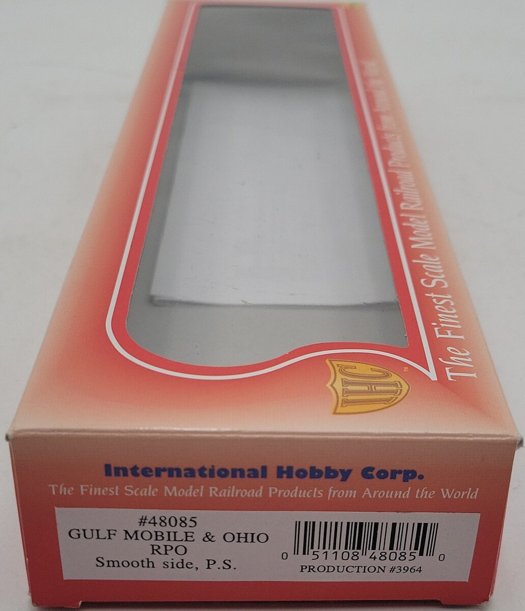 IHC 48085 HO Scale Gulf Mobile & Ohio Smooth Side RPO Car #5478 LN/Box