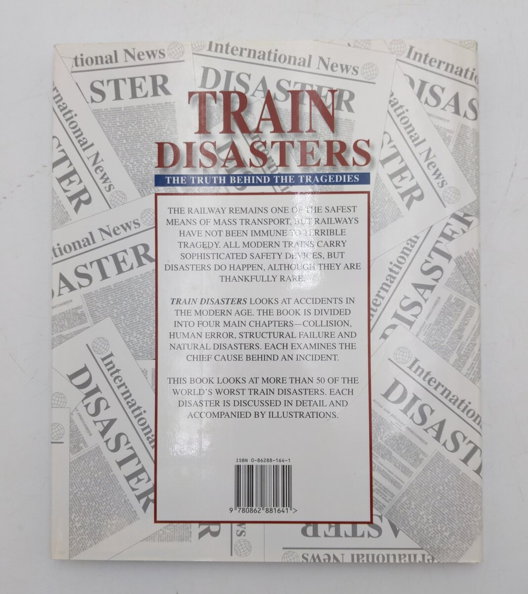 Train Disasters Hardcover Book By Keith Eastlake EX