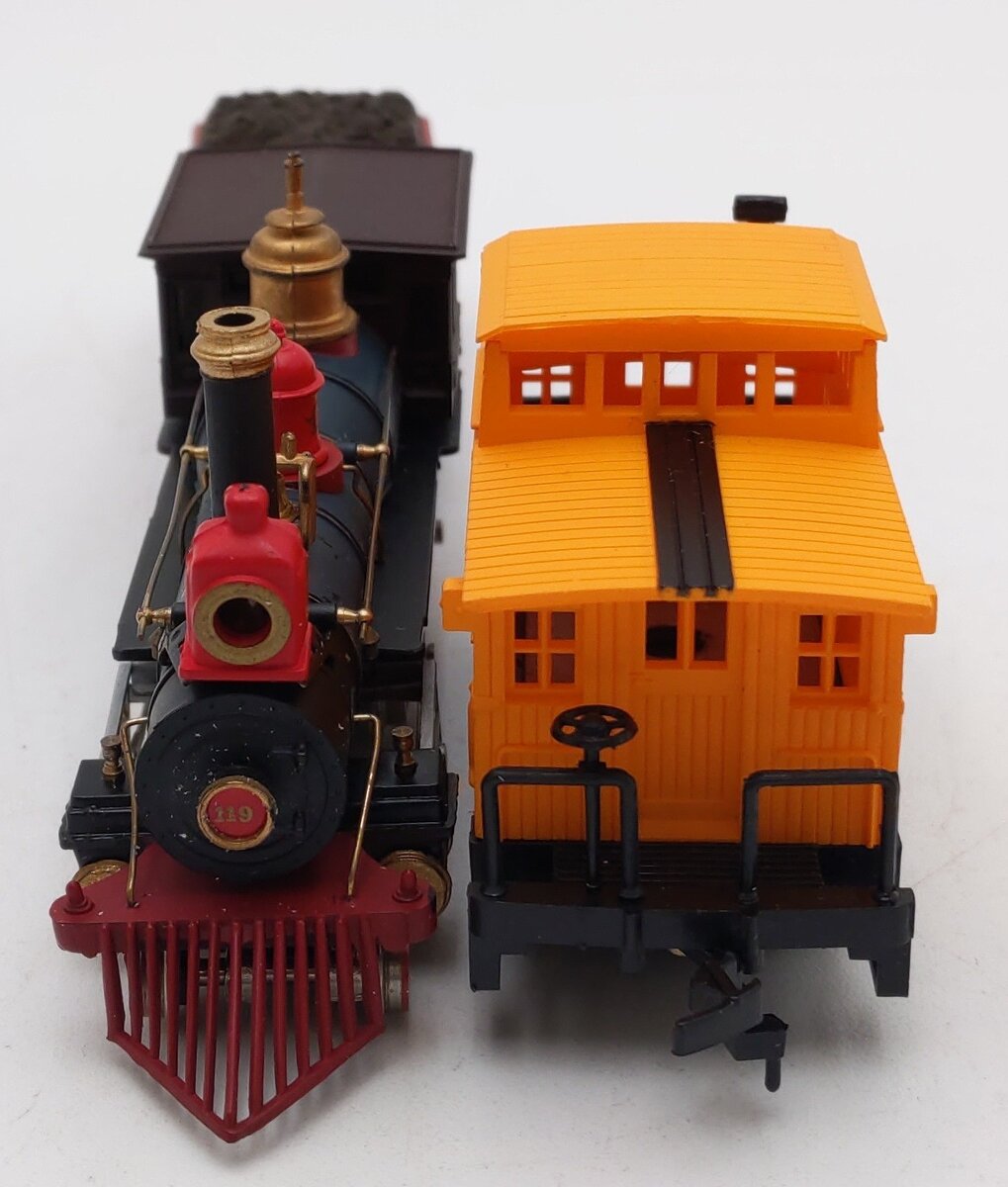 Bachmann 41051101 HO Locomotive w/Tender & Caboose Combo Set #119 (Set of 2) EX/Box