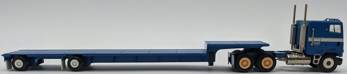 Conrad 0005 1:50 Diecast COE Freightliner Tractor Dropdeck - Keen Transport VG