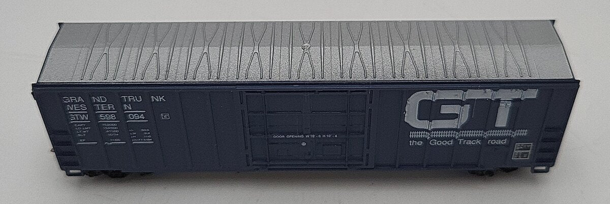 Roundhouse 8362 N Scale Grand Trunk Western 50' FMC Boxcar #598094 LN/Box