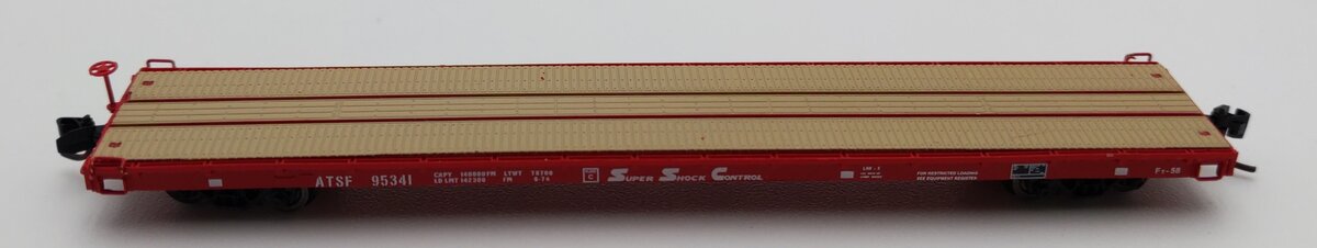 InterMountain 66403-15 N Scale ATSF Flat Car #95341 LN/Box