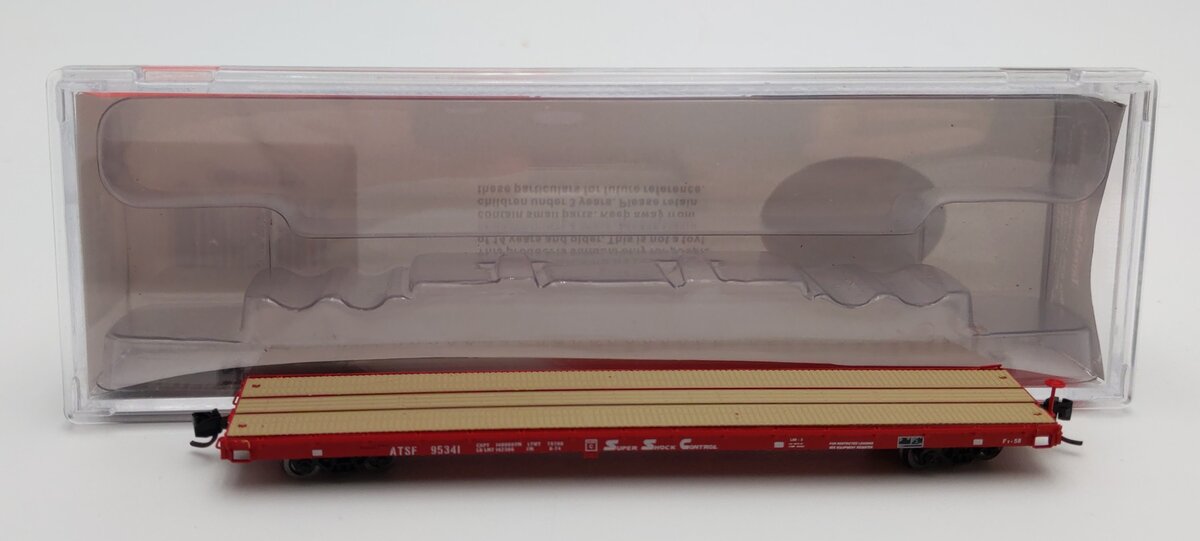 InterMountain 66403-15 N Scale ATSF Flat Car #95341 LN/Box